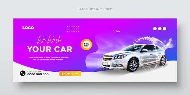un coche con la palabra coche en la parte delantera de él