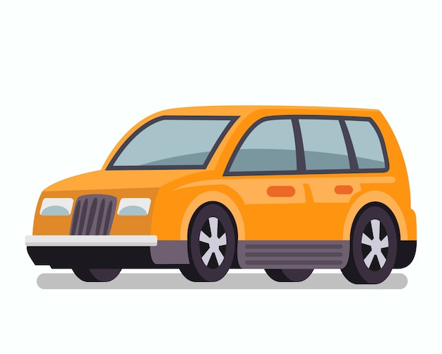 Coche de pasajeros, ilustración de vector de estate wagon