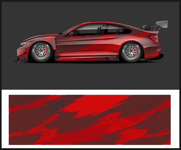 un coche rojo con la palabra "cotización de coche" en la parte inferior