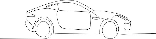 coche de velocidad dibujado con vectores