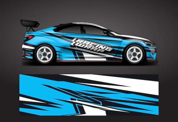 Coche Wrao Diseño Vector Imprimir