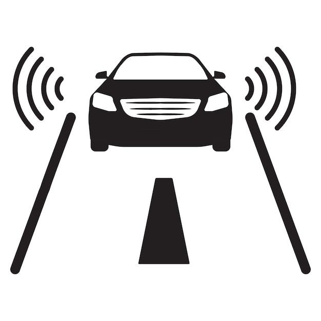 Coches autónomos autónomos con radar AI