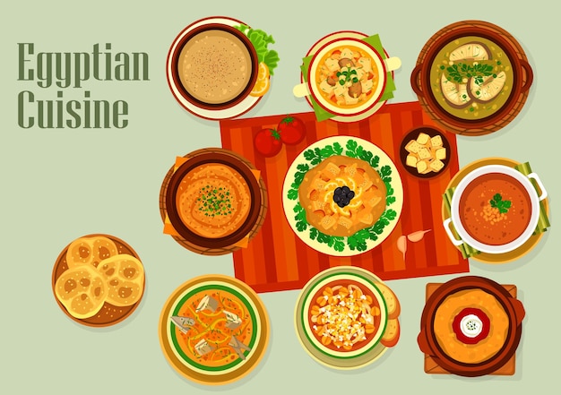 Cocina egipcia Platos de Ramadán Comida árabe