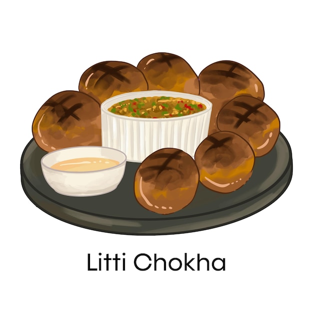 Cocina tradicional de la India Litti Chokha