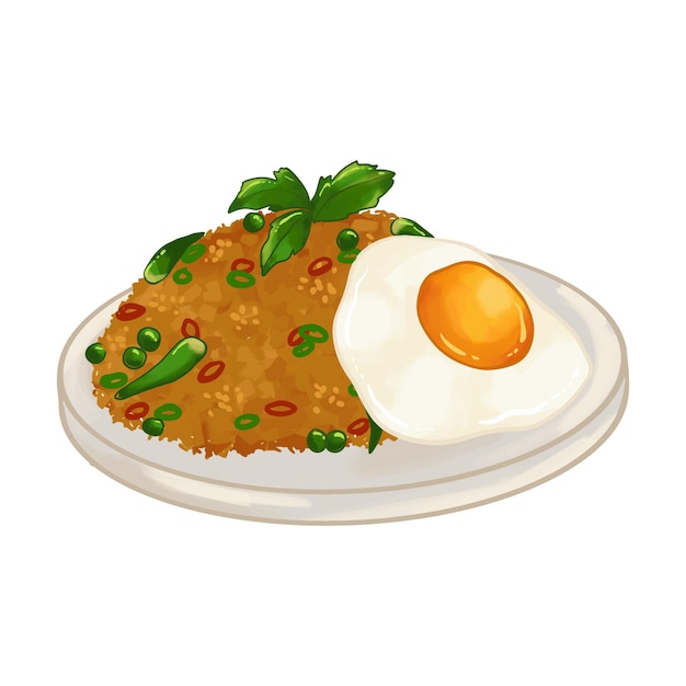 Cocina tradicional y nacional de Tailandia Khao Pad