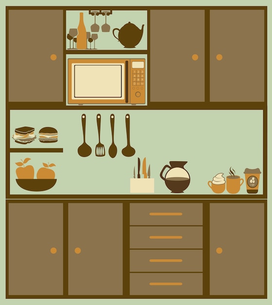 Vector cocina