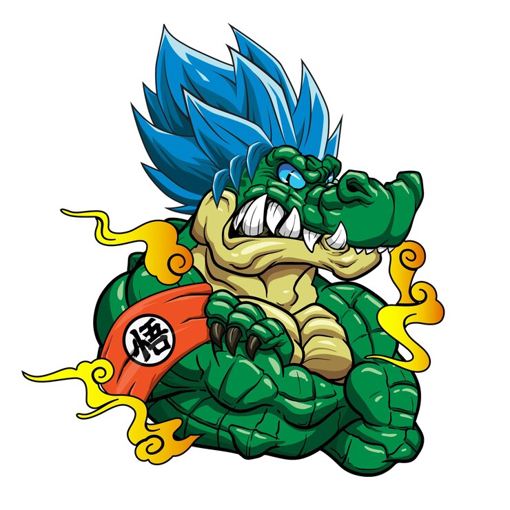 Vector el cocodrilo