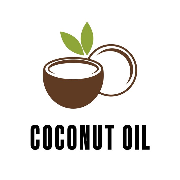 Coconut Oil Illustration