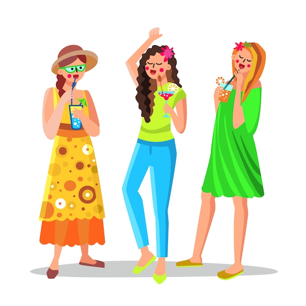 Cóctel alcohólico o no alcohólico para mujeres