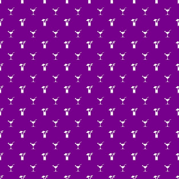 Cóctel de patrones sin fisuras de fondo Vector textura ilustración