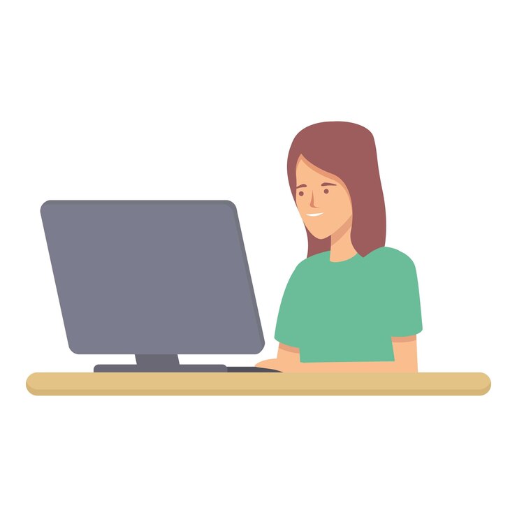 Vector codificación icono dibujos animados vector educación informática código infantil
