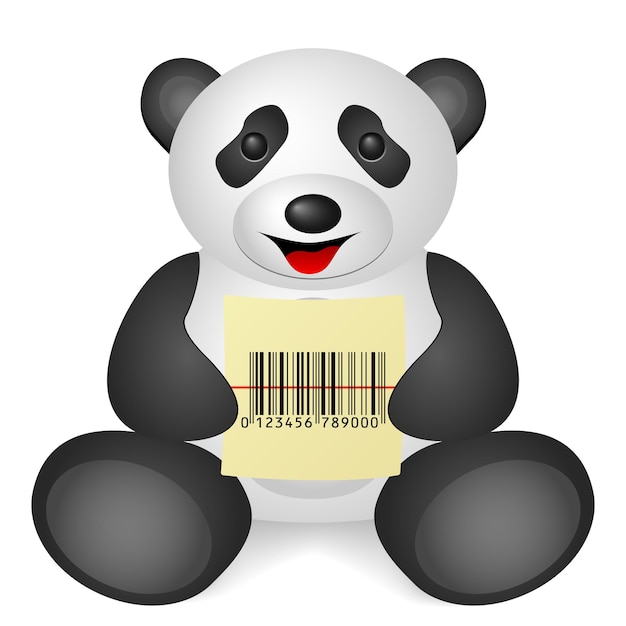 código de barras panda