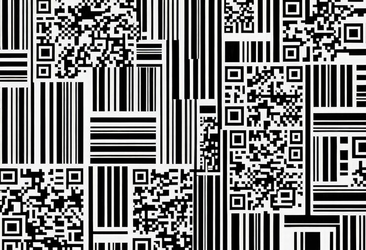 Vector código de barras