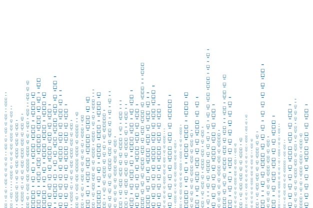 Código binario matriz abstracta fondo blanco con código binario de computadora