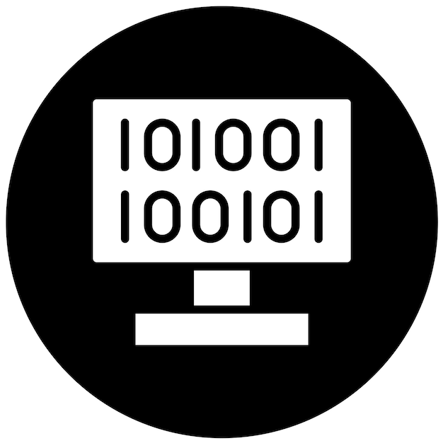 Código de diseño vectorial Estilo de icono de cripta