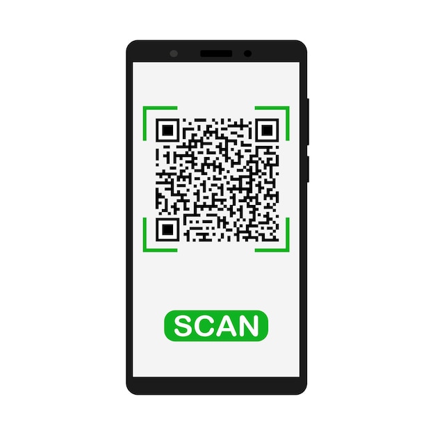 Código QR de escaneo de teléfonos inteligentes