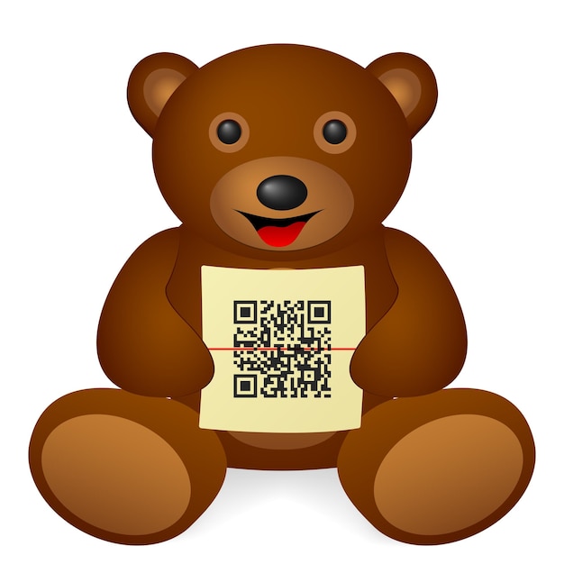 Código qr del oso