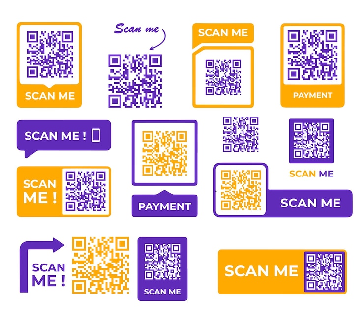 Vector código qr
