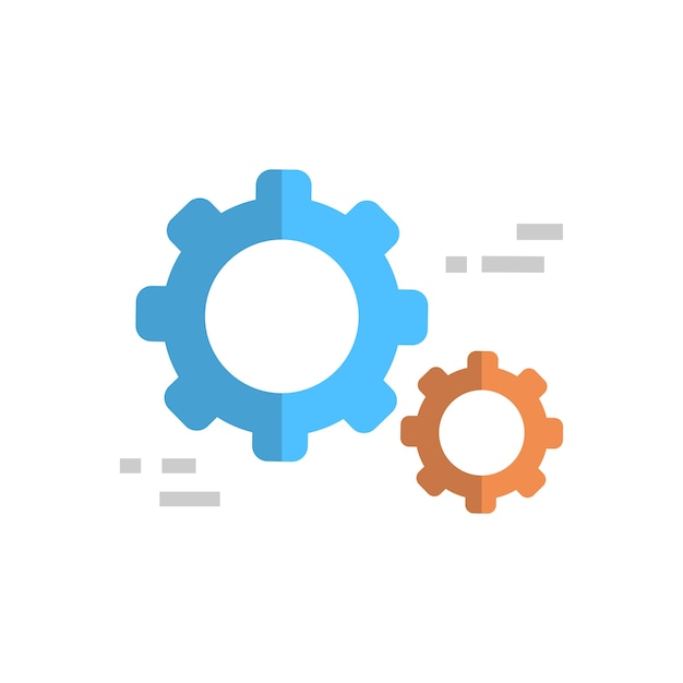 Cogwheel Icon Servicio técnico Tecnología de soporte