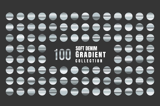 Colección de 100 de denim suaves con gradiente