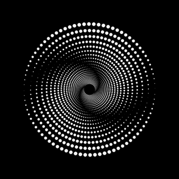 Colección abstracta de medio tono negro con fondo de patrón medio tono blanco y negro