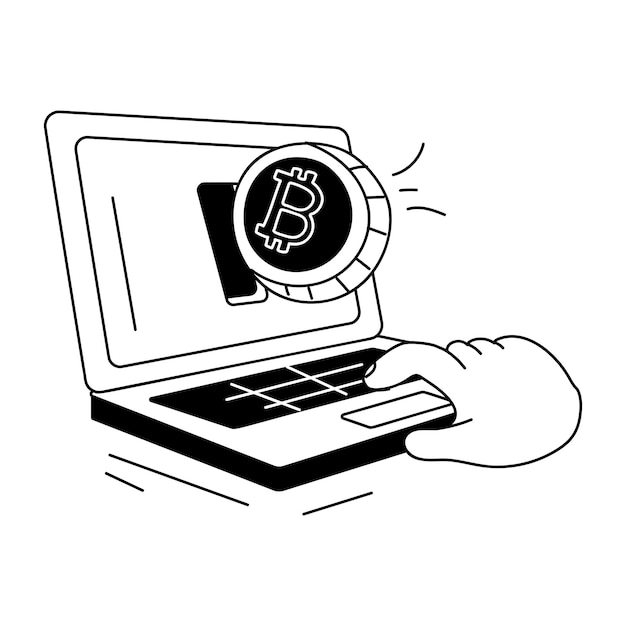 Colección de Activos Financieros Iconos de Doodle
