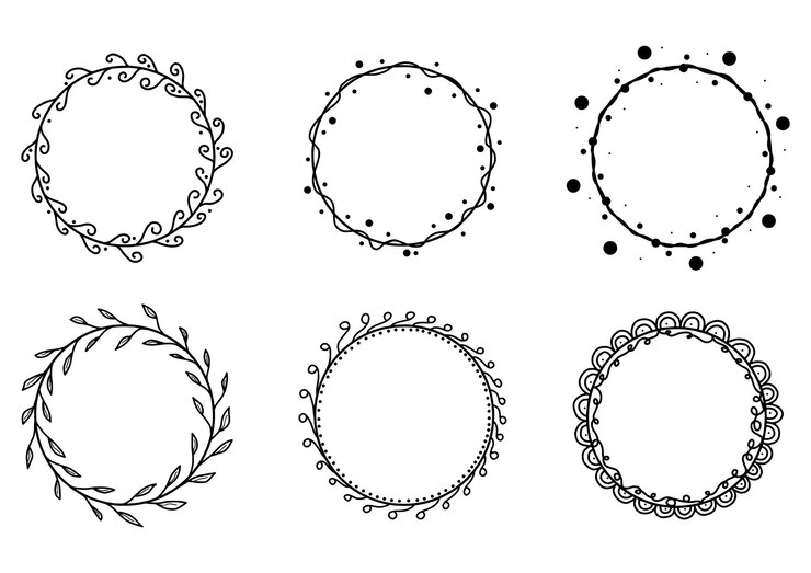 Colección de adornos de la corona