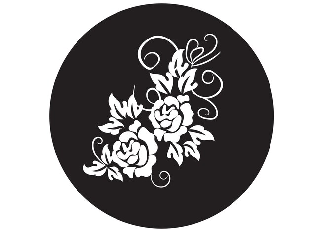 Colección de adornos florales dibujados a mano