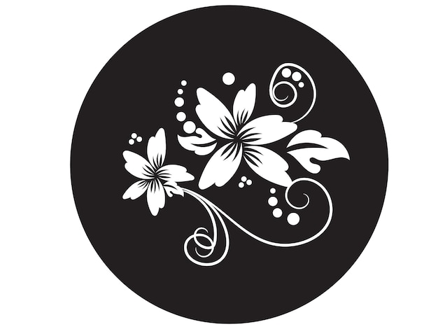 Colección de adornos florales