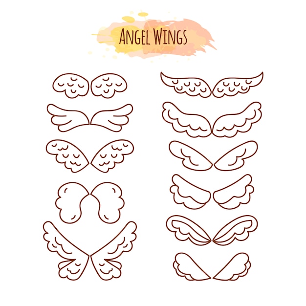 Colección de alas de ángel