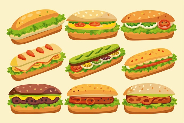 una colección de alimentos de la serie por persona
