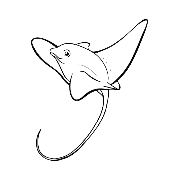 Colección de animales acuáticos Ilustraciones de la vida marina y criaturas oceánicas