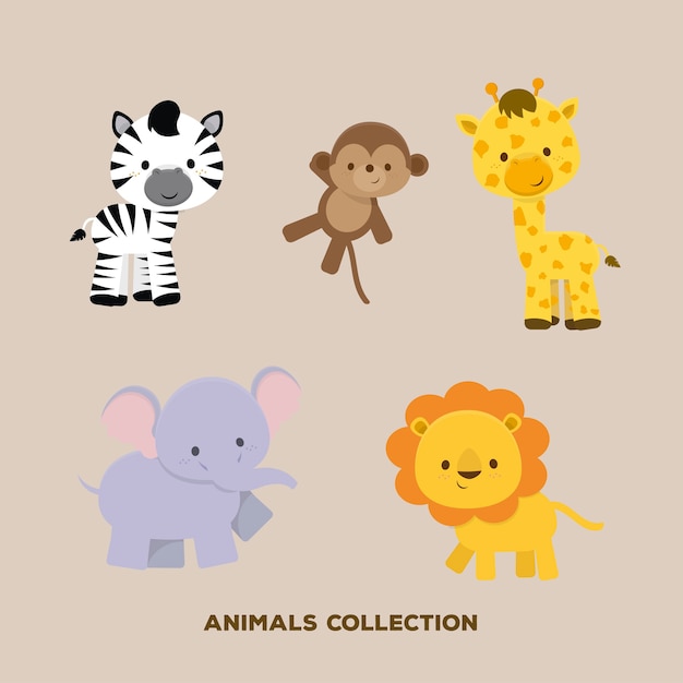 Colección de animales Safari