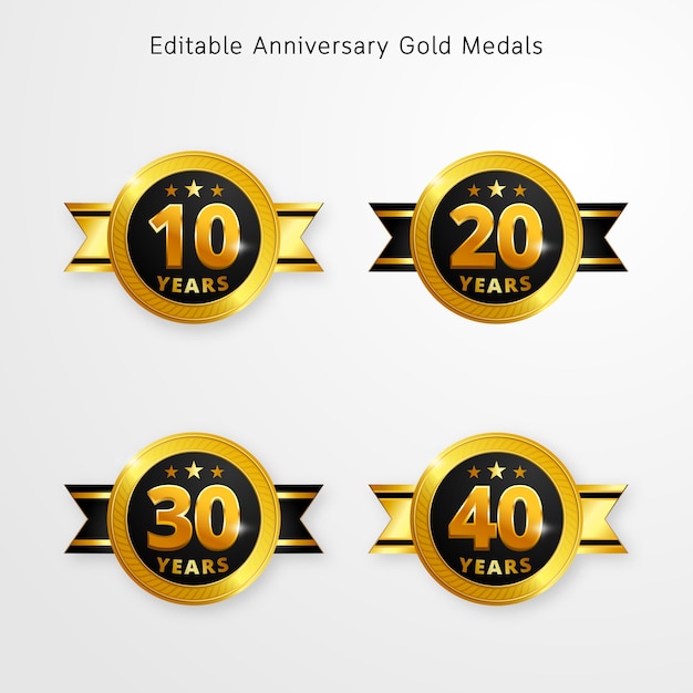 Colección anniversary gold medal