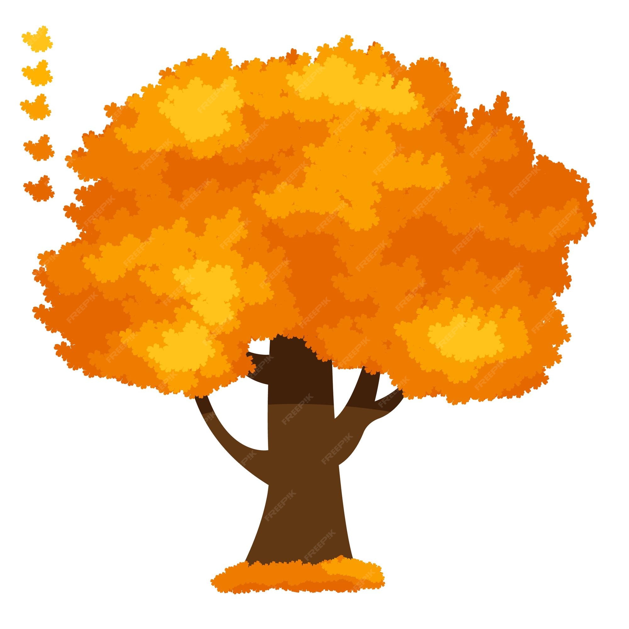 Colección de árboles de otoño otoño de dibujos animados lindo vector | Vector Premium Colección de árboles de otoño otoño de dibujos animados lindo vector | Vector Premium