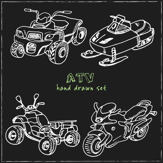 Colección atv hand drawn