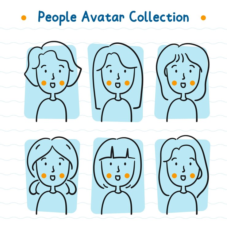 Colección de avatares de personas