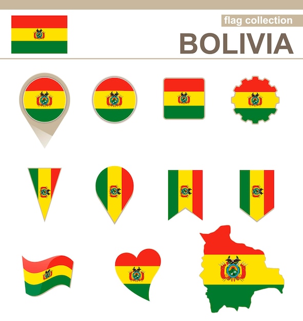 Colección Bandera de Bolivia, 12 versiones