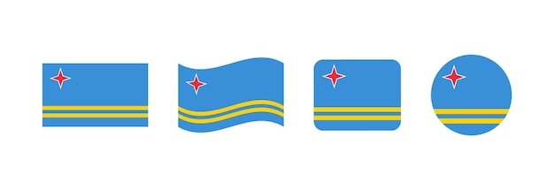 Colección de banderas de Aruba