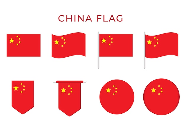 Colección de banderas de China