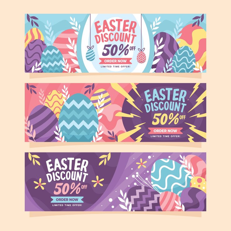 Vector una colección de banderas coloridas con un fondo púrpura con un diseño púrpura y rosa
