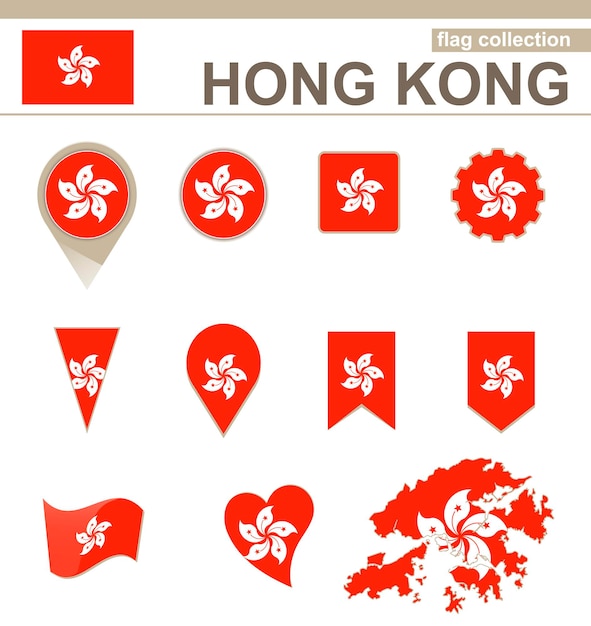 Colección de banderas de Hong Kong, 12 versiones