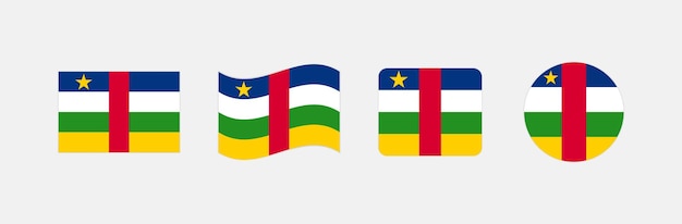 Colección de banderas de la República Centroafricana