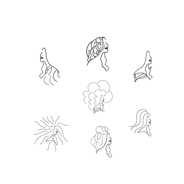 Colección de la belleza de la mujer