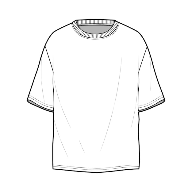Colección de bocetos de moda camiseta con capucha