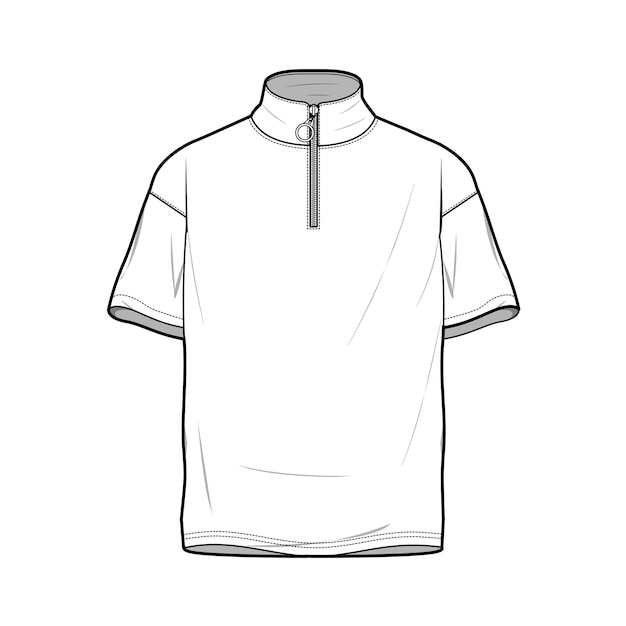 Colección de bocetos de moda camiseta con capucha