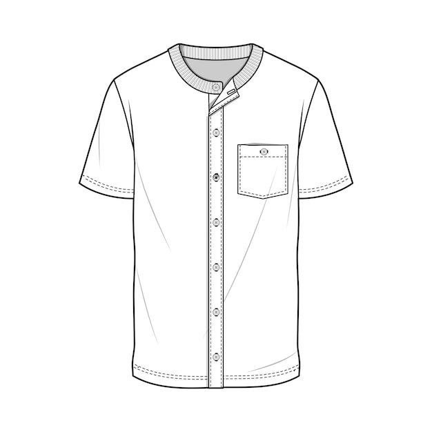 Colección de bocetos de moda camiseta con capucha