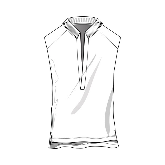 Colección de bocetos de moda camiseta con capucha