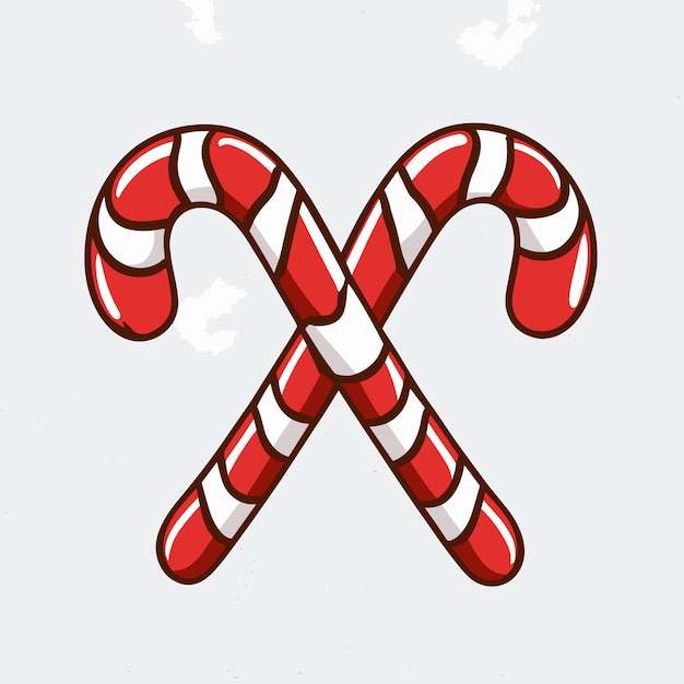 Colección de caramelos navideños de Vector