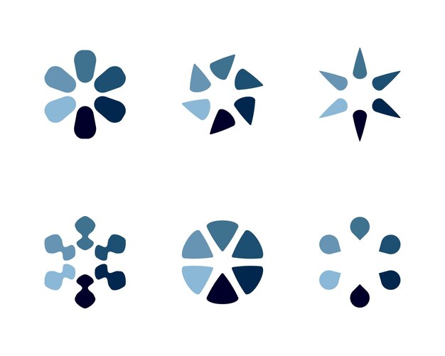 Colección Cargando el icono de estado de la barra Iconos cargados del vector Descargar el progreso No cargar o cargar